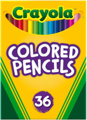 Crayola Colored Pencils (36ct), Kids Pencil Set, Pre-Sharpened Coloring Book Pencils for Kids & Adults, Arts & Crafts Supplies, Ages 3+ (Pack of 12)
