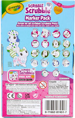 Crayola Scribble Scrubbie Pets Marker Refill & Expansion Set - 24 Washable Markers for Kids, Gifts for Girls & Boys [Amazon Exclusive]